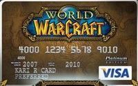 Co-branded creditcard van World of Warcraft